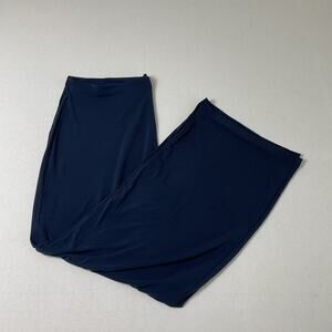 Alfani Womens Size XXL Dark Blue Flared Lightweight Everyday Pants